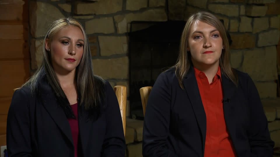 Brenda Lesnett, left, and Megan Talkington - CNN