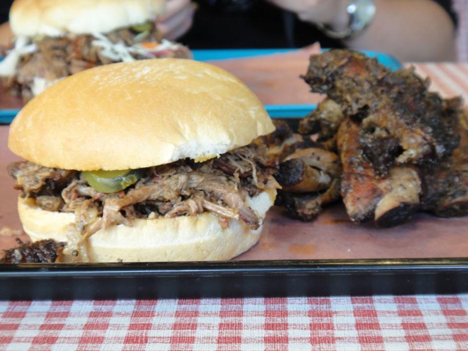 Texas: Chopped Brisket Sandwich