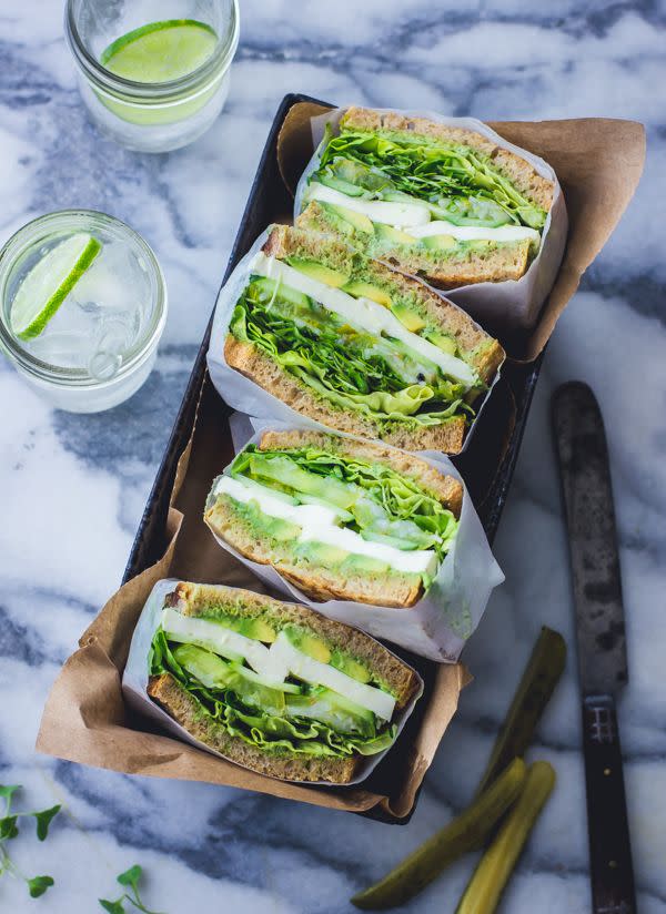 Green Goddess Sandwiches