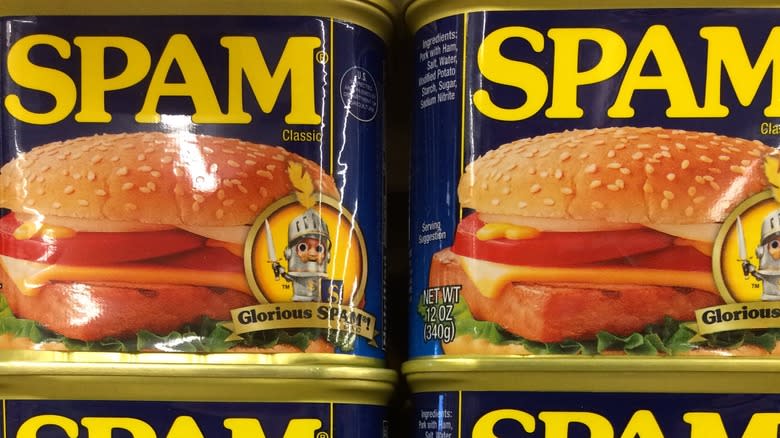 Cans of SPAM