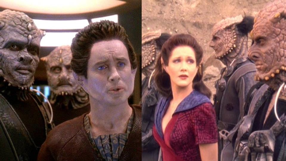 The Vorta and the Jem'Hadar, the face of the Domion on Deep Space Nine. 