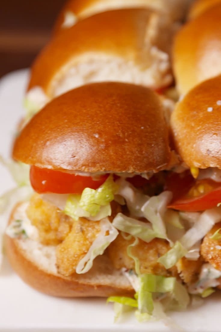 Shrimp Po' Boy Sliders