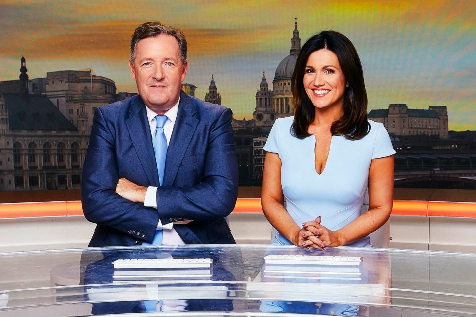 Piers Morgan and co-host Susannah ReidITV