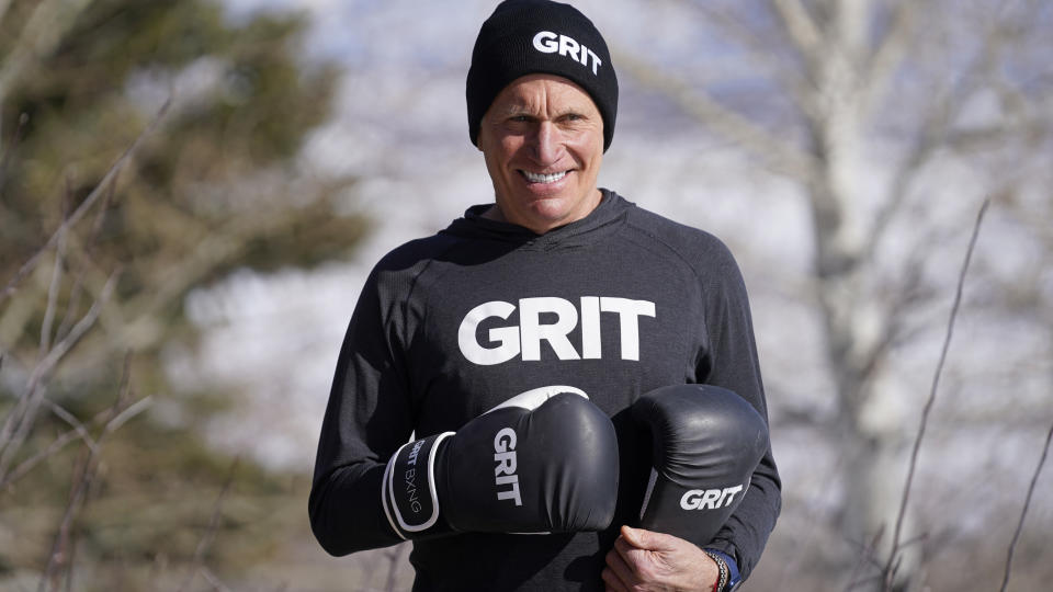 Bill Zanker is shown Friday, March 5, 2021, in Park City, Utah. Zanker, whose Grit Bxng gym in Union Square, Manhattan has been closed since March. Zanker is envisioning a comeback after being forced to close his luxury gym, Grit Bxng due to COVID-19 concerns. He's raising money to launch an at-home fitness business in the fall, which will mean eventually hiring to support a online business, including customer service and supply specialists. (AP Photo/Rick Bowmer)