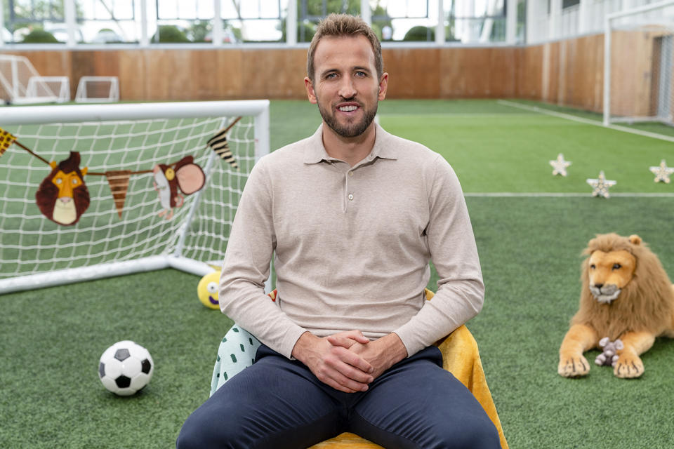 Harry Kane has chosen to read The Lion Inside. (PA/BBC)