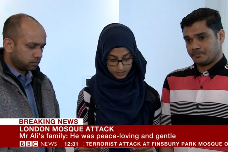 North London attack: The victim's family break down paying tribute to their loved-one (BBC)