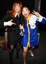 Natasha Lyonne and Awkwafina bring the energy on Friday to <em>Variety</em>'s Power of Women event presented by Lifetime at The Beverly Wilshire in Beverly Hills. 