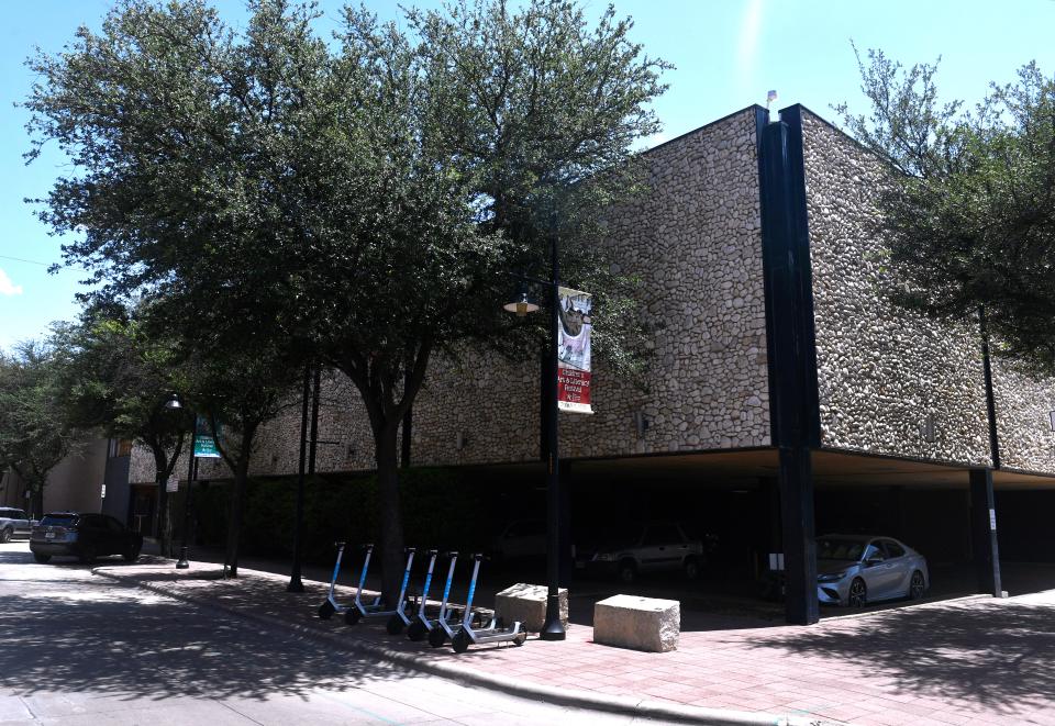 The former Abilene Reporter-News building at North First and Cypress streets Thursday. The Abilene City Council voted to approve the demolition of the structure.