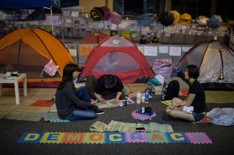 Pro-democracy rallies which brought parts of Hong Kong to a standstill calling for fully free leadership elections in 2014, an unprecedented rebuke to Beijing