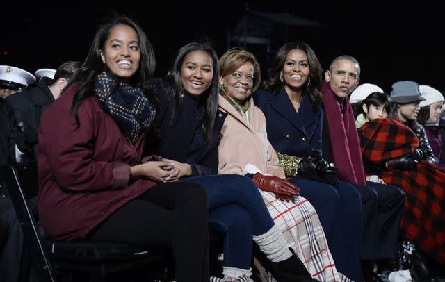 Photo by Olivier Douliery- Pool/Getty Images The Obama Family