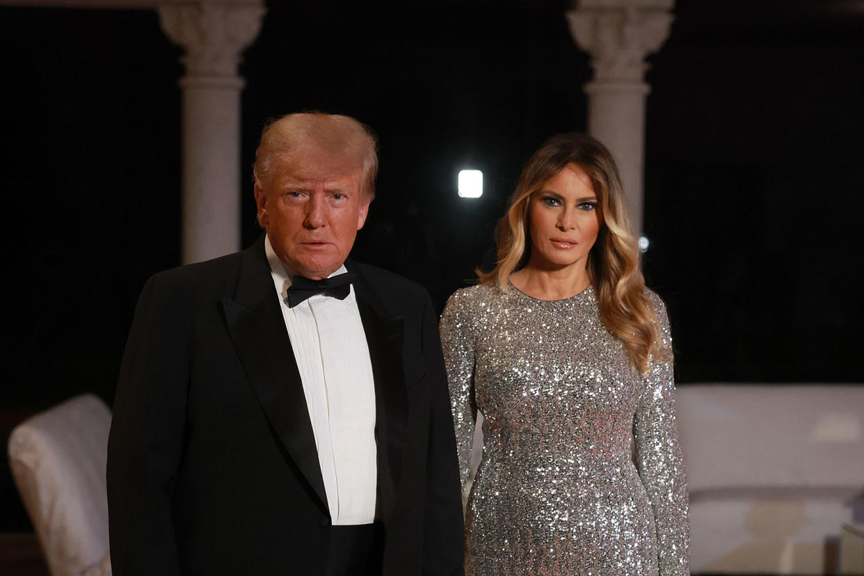Donald Trump; Melania Trump Joe Raedle/Getty Images