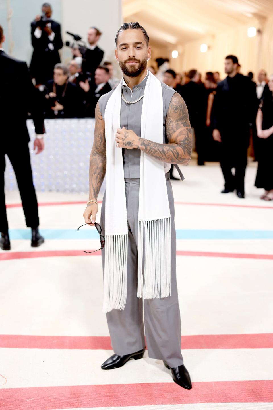 Maluma attends the 2023 Met Gala.