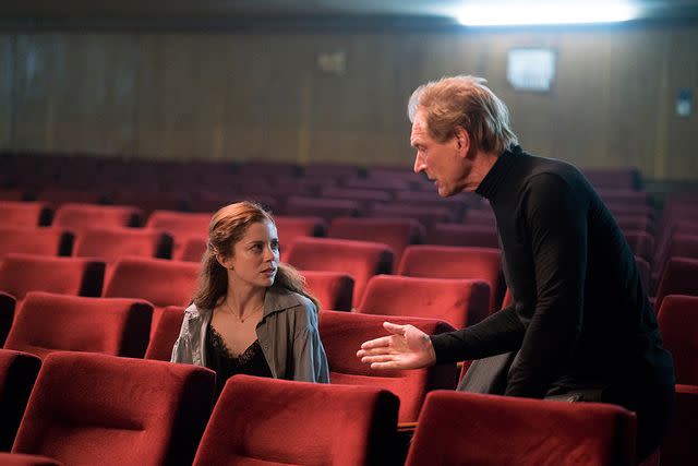 <p>Millennium Media</p> Charlotte Hope and Julian Sands in "The Piper"