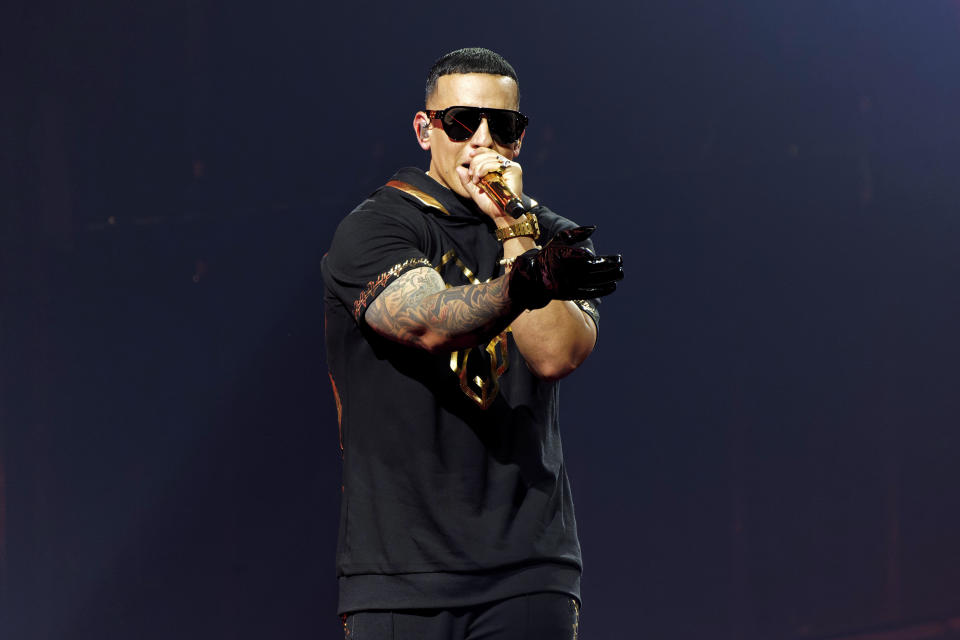 Daddy Yankee performs during his farewell tour 