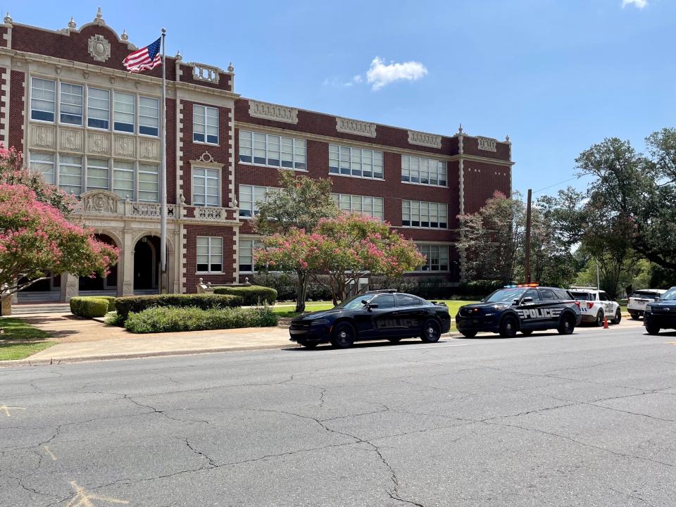 Officers responded to reports of a suspicious person near C.E. Byrd High School on Wednesday.