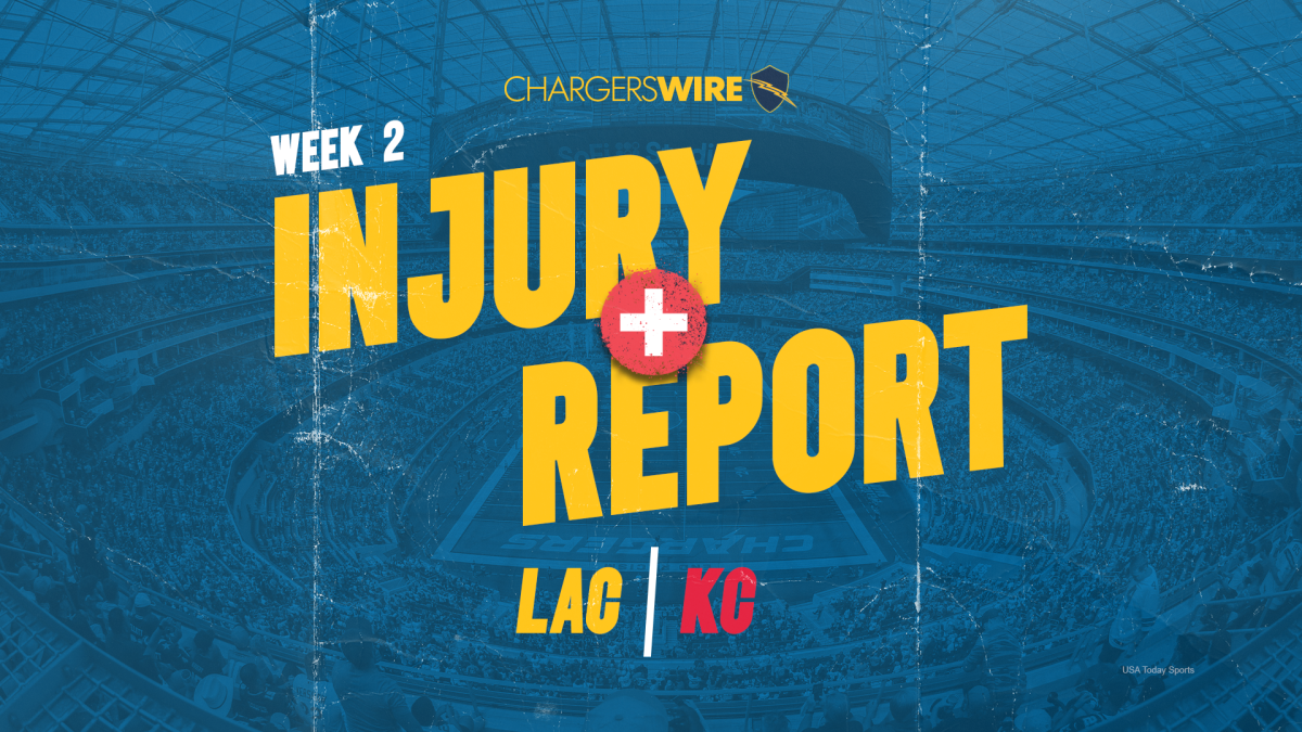 Chargers final injury report vs. Chiefs: 2 players out, J.C. Jackson  questionable