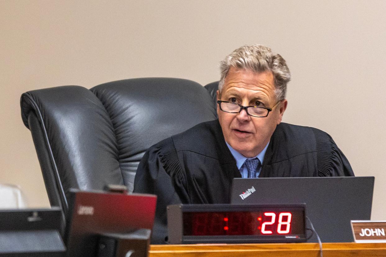 Judge John Judge speaks during a hearing (Getty)