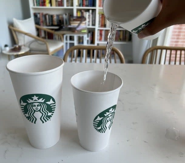 anyone else getting a ridiculous amount of calls about this cup? had a lady  yell at us for not having any stating we “are not conforming to customer  needs” : r/starbucksbaristas