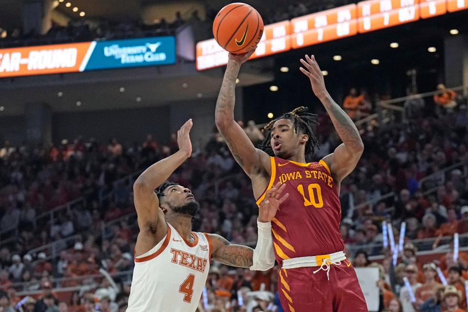 Iowa State guard Keshon Gilbert typically hits in double figures for the Cyclones and has recorded a triple-double this season.