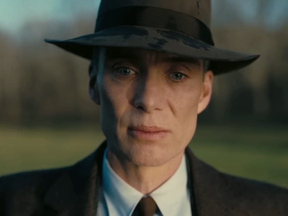 Cillian Murphy as J. Robert Oppenheimer in "Oppenheimer."