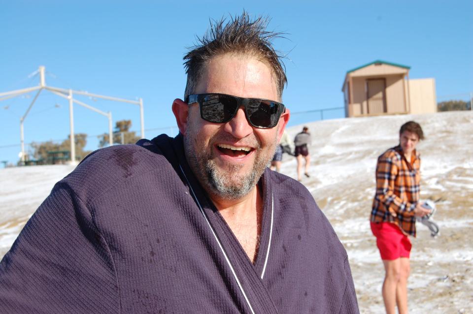 Organizer Dave Dailey hopes to see 200 people turn out for this year's Polar Bear Plunge at Lake Farmington on New Year's Day.