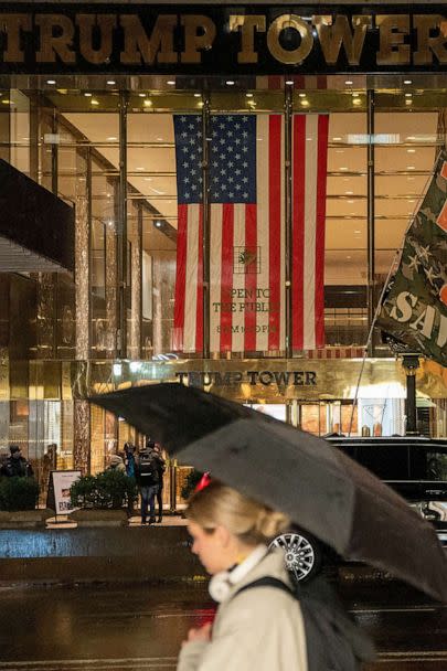 PHOTO: Trump tower is seen in Manhattan in New York, Nov. 15, 2022.  (David Dee Delgado/Reuters)