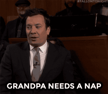 Jimmy Fallon says he "needs a nap" while referring to himself as "Grandpa" on "The Tonight Show"