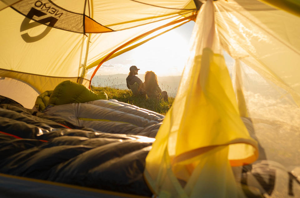 nemo tent and sleeping bags