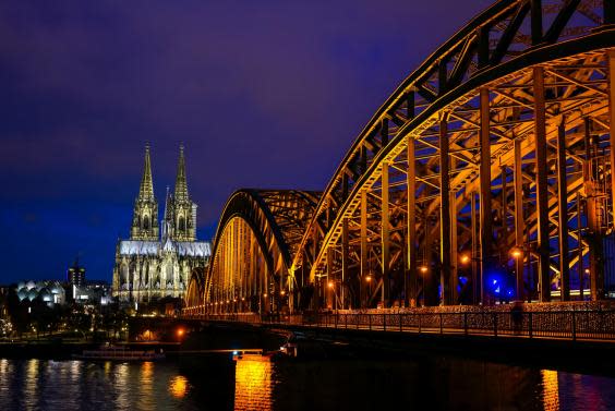 Passengers would change trains in Cologne for onward destinations such as London (Getty Images)