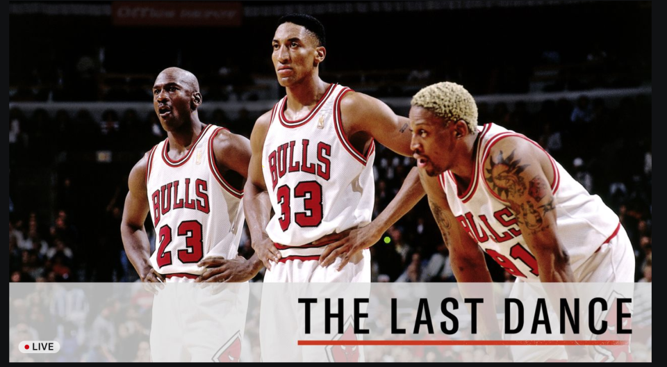 Michael Jordan紀錄片《最後之舞》。（圖／取自ESPN)