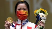 Shooting - Women's 10m Air Rifle - Medal Ceremony