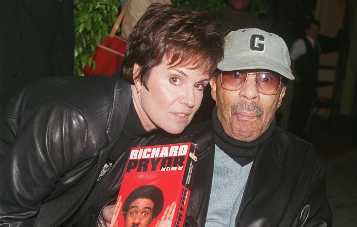 Jennifer Lee Pryor and Richard Pryor at a Laugh Factory event in 2000 (Photo by David Keeler/Liaison/Getty Images)