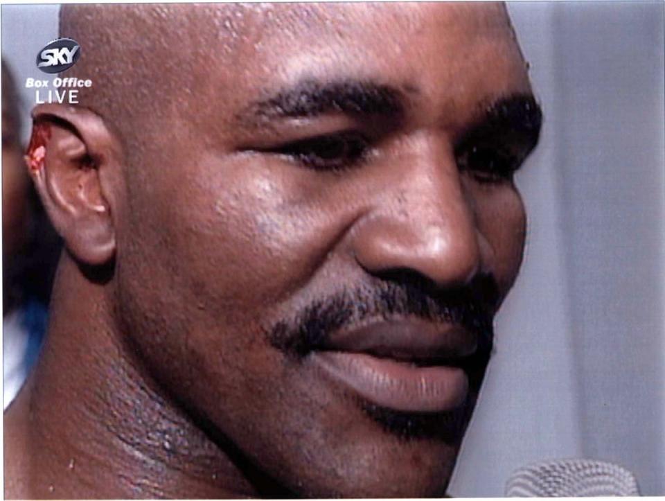 Evander Holyfield forgave Mike Tyson for his shocking assault (Sky Sports/PA handout) (PA Media)