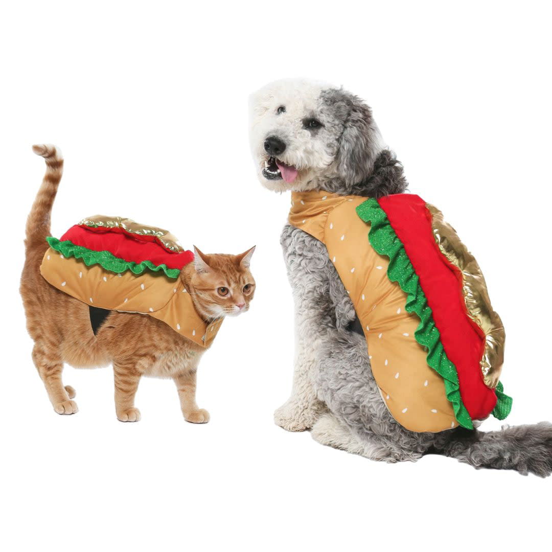 <p><a href="https://go.redirectingat.com?id=74968X1596630&url=https%3A%2F%2Fwww.walmart.com%2Fip%2FVibrant-Life-Halloween-Dog-Costume-and-Cat-Costume-Hotdog-Size-Small%2F363983171&sref=https%3A%2F%2Fwww.thepioneerwoman.com%2Fholidays-celebrations%2Fg44495776%2Fhalloween-costumes-for-cats%2F" rel="nofollow noopener" target="_blank" data-ylk="slk:Shop Now;elm:context_link;itc:0;sec:content-canvas" class="link rapid-noclick-resp">Shop Now</a></p><p>Hotdog Cat Costume</p><p>$12.97</p><p>walmart.com</p><span class="copyright">Walmart</span>