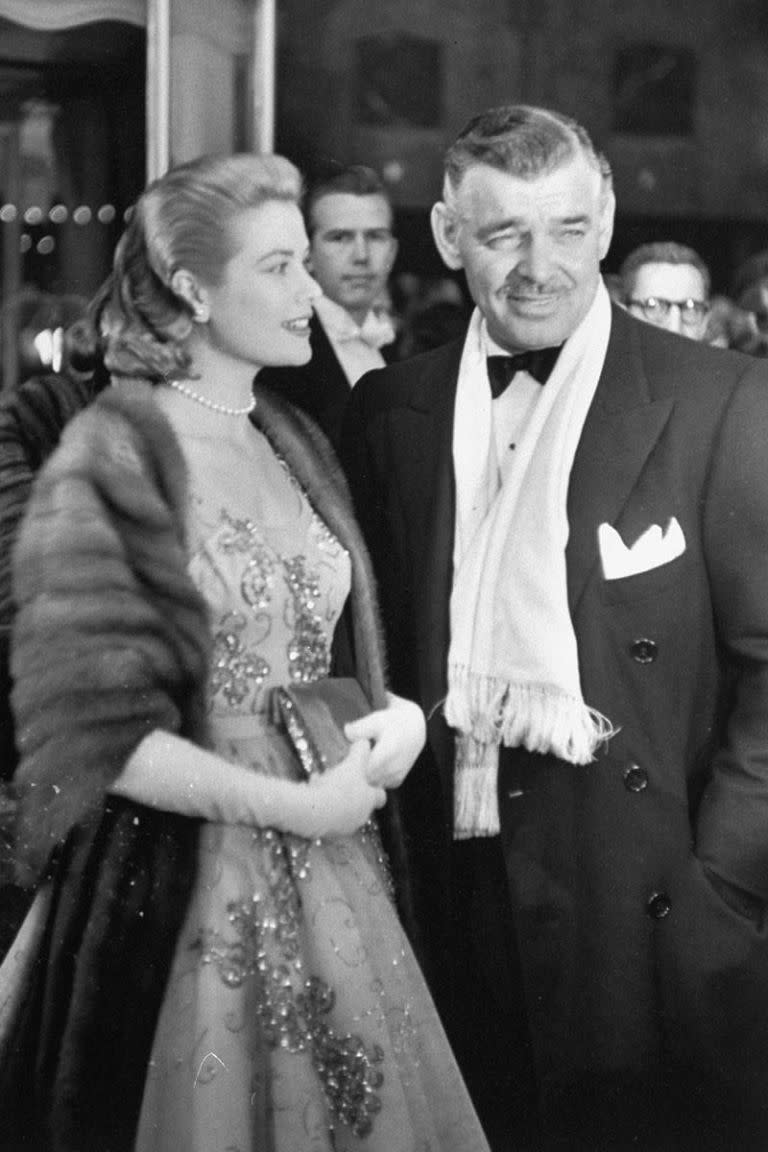 Grace Kelly and Clark Gable