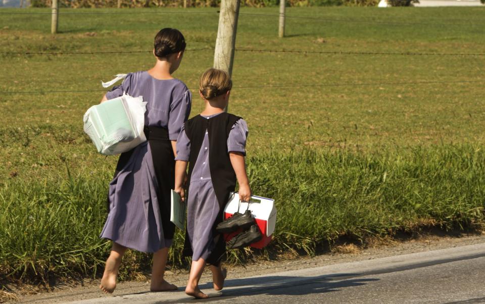 The Amish community has always believed in simple living, simple dressing and Christian peace