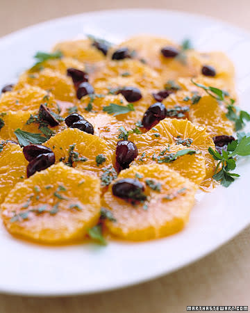 Oranges with Olives, Parsley, and Paprika