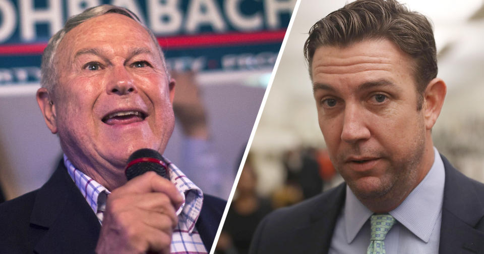 Republican Rep. Dana Rohrabacher, Republican Rep. Duncan Hunter (Photos: David McNew/Getty Images – Joe Raedle/Getty Images)