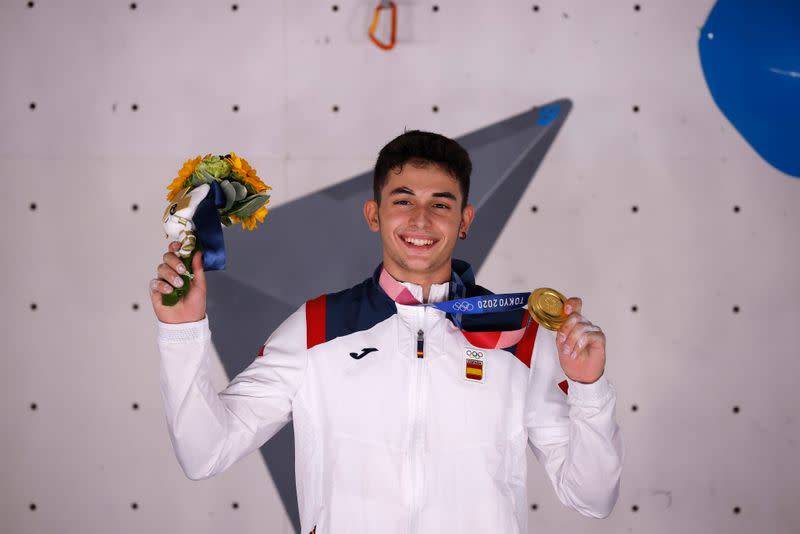 Sport Climbing - Men's Combined - Medal Ceremony