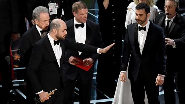 Biggest mistake in Oscars history after La La Land wrongly named Best Picture winner