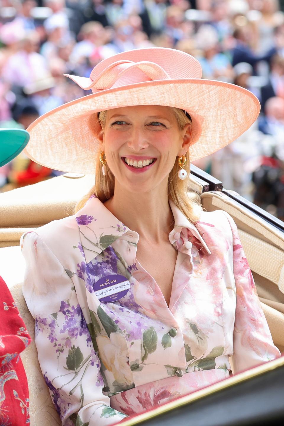 Yesterday was the first time Lady Gabriella rode in the carriage procession (Chris Jackson/Getty Images)