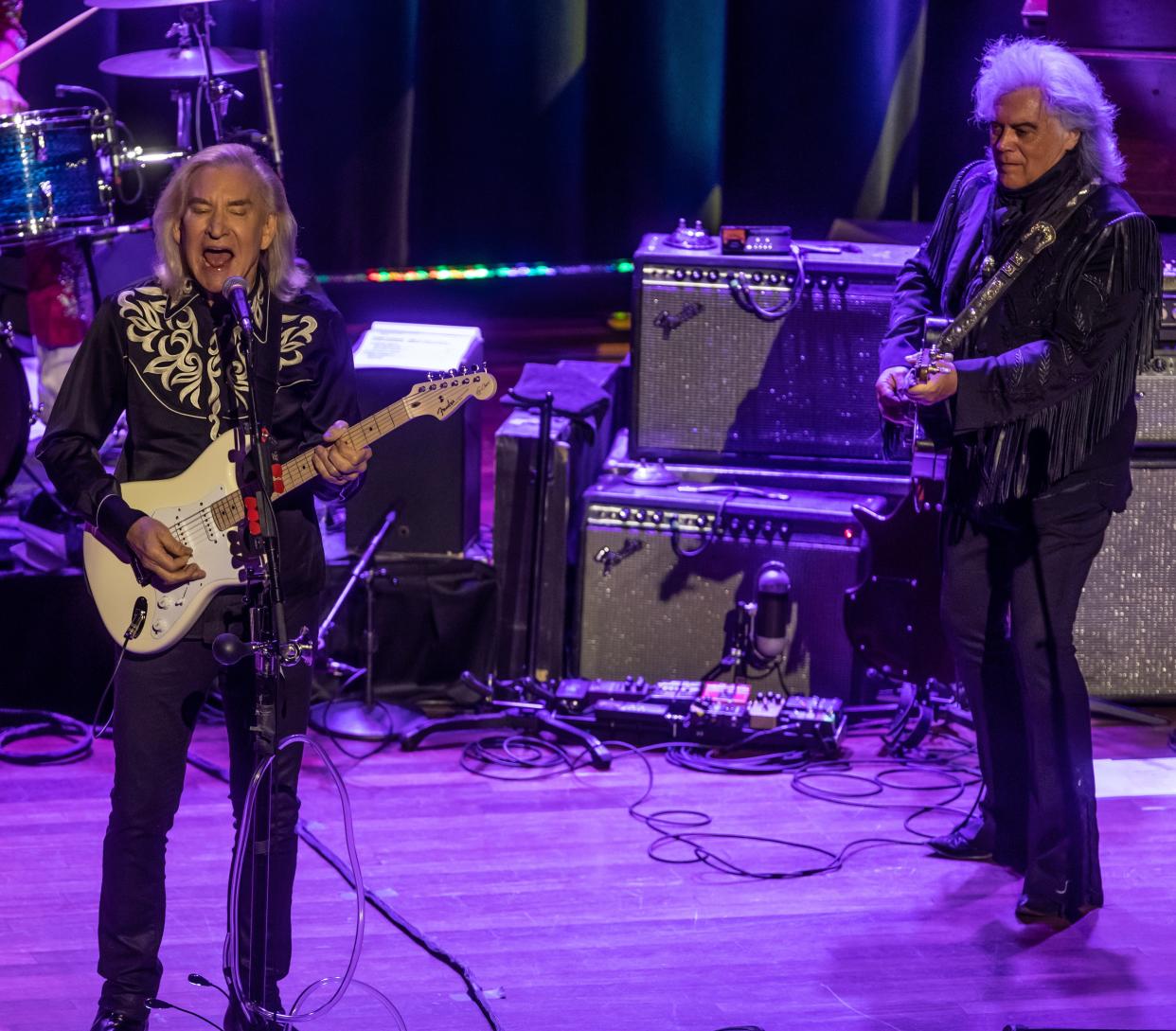 Joe Walsh performs during Marty Stuart's Late Night Jam Wednesday, June 7, 2023 at the Ryman Auditorium in Nashville, Tennessee.