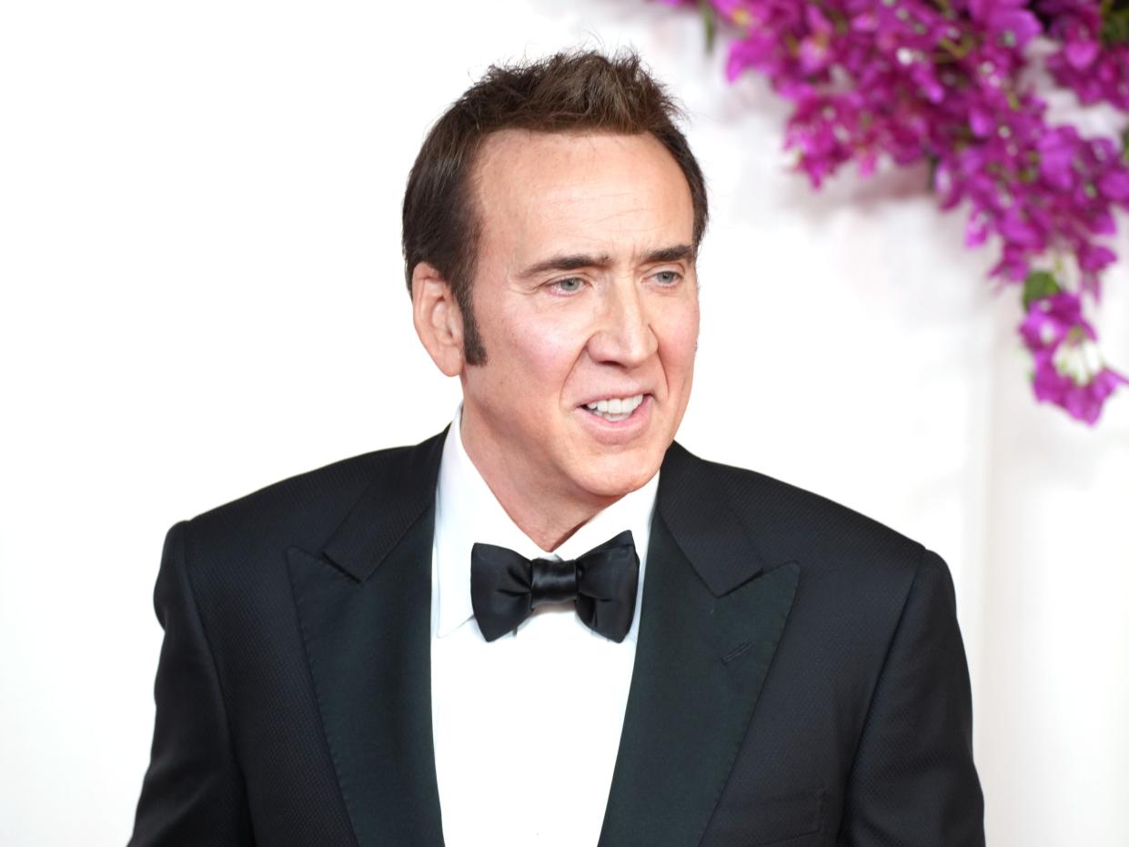 Nicolas Cage attends the 96th Annual Academy Awards at Dolby Theatre on March 10, 2024 in Hollywood, California.