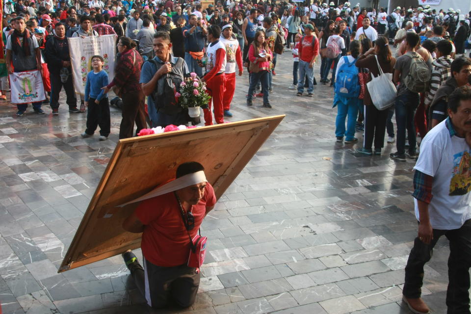 Pilgrimage Of The Virgin Of Guadalupe In Mexico