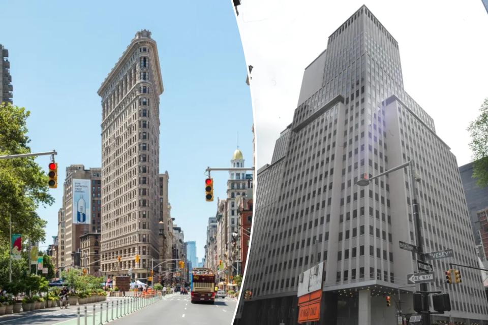 222 Broadway and the Flatiron Building