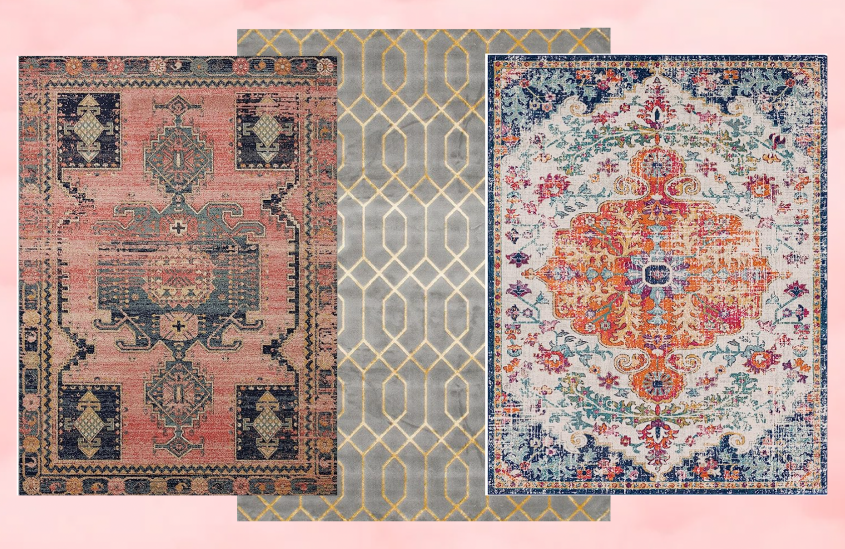 three rugs