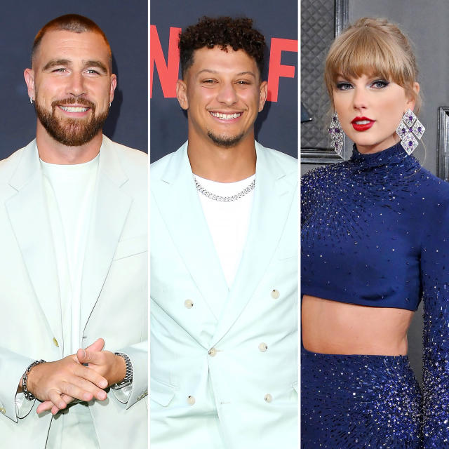 Chiefs' Patrick Mahomes says he knew he had to get ball to Travis Kelce  with Taylor Swift watching