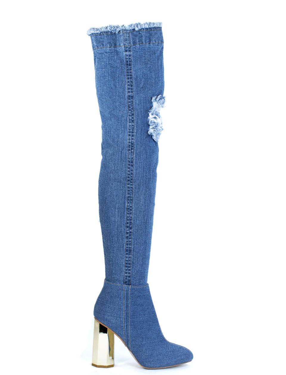 Denim Boots