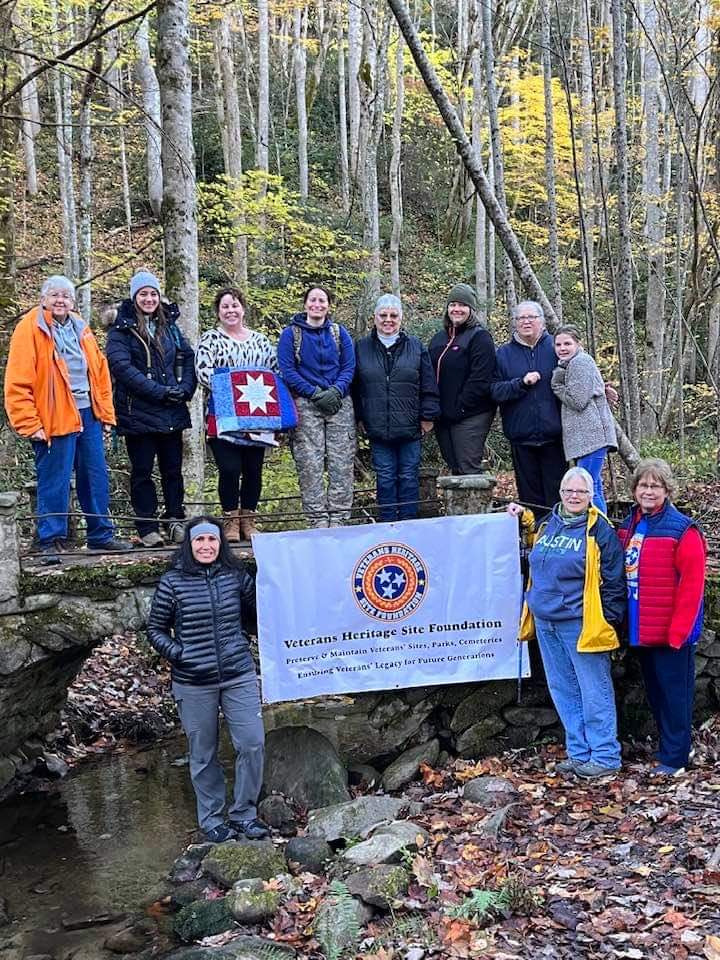 The November Women Veterans Hike at Elkmont, set up by the Veterans Heritage Site Foundation, was a great success.