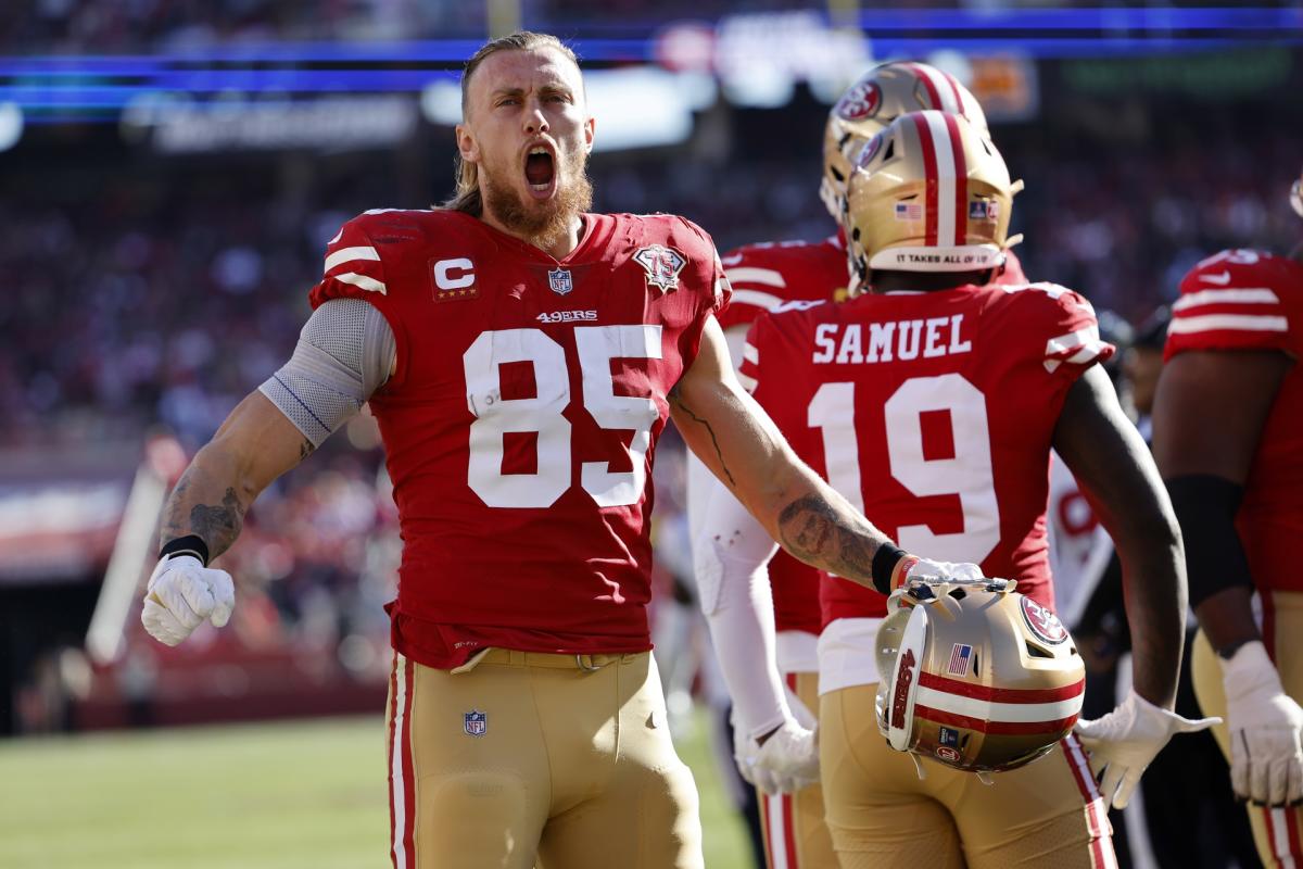 Kittle dice que le gustaría celebrar al estilo lucha libre en el